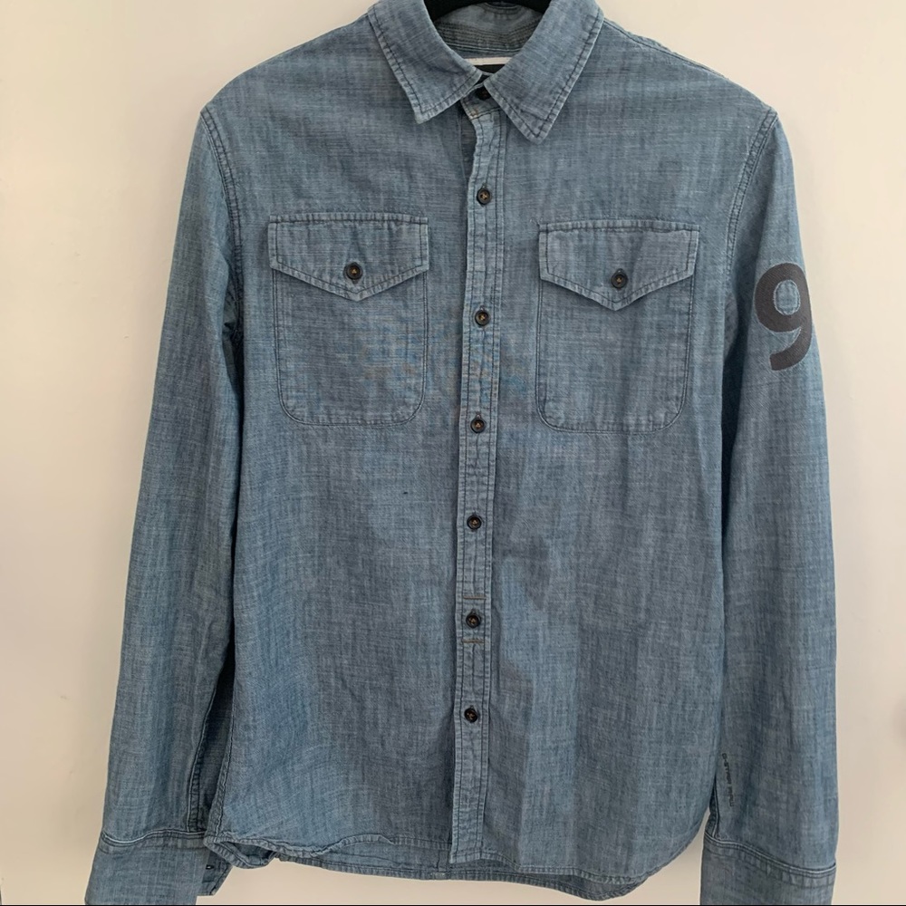 G-Star Raw Men’s Denim Button Down